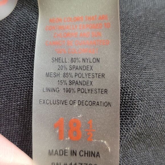 Zero Posur Tropical Print Swim Suit Size 18.5 - Picture 12 of 16